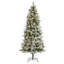 Arbre de Noël artificiel pin illuminé avec lumières Leilonie Whispering Snowy-1005095145