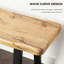 Banc d'entrée en bois massif 2 pièces, banc de chaussures pour l'intérieur-2037101157