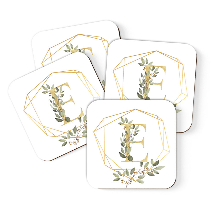 Sous-verres Café à monogramme, E