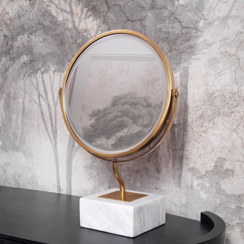 Round Metal Mirror