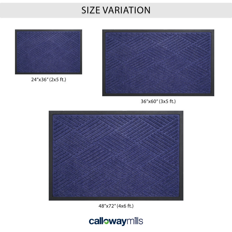 Graphite Grid Mat 2' x 3', Blue