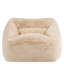 icon Natalia Faux Rabbit Fur Armchair Bean Bag, Natural-118322736
