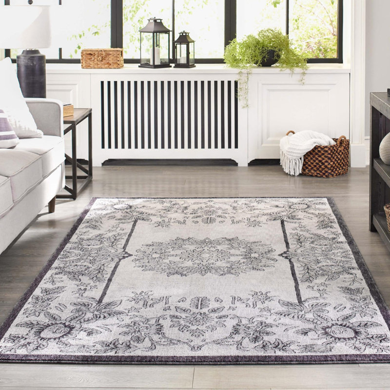 Policarpio Oriental Indoor Rug, Rectangle 5'3" x 8'