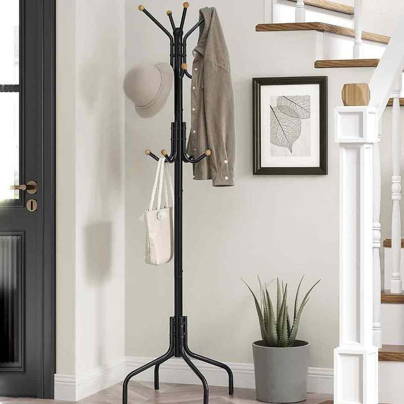 Coat Rack Freestanding, Classic Black