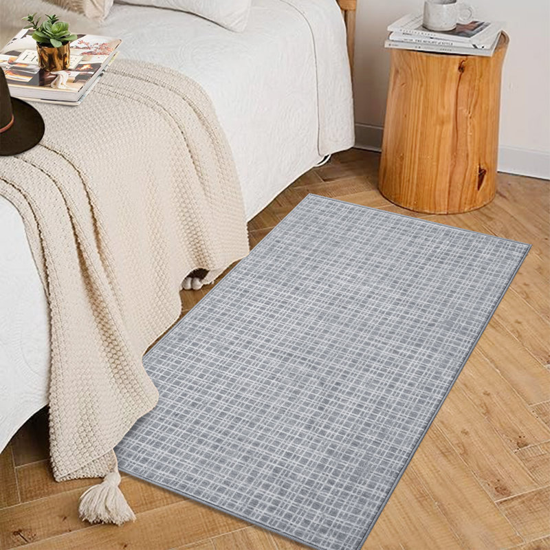 Indoor Modern Geometric Area Rug Washable Low Pile Soft Carpet for Home Decor, Rectangle 2' x 3'