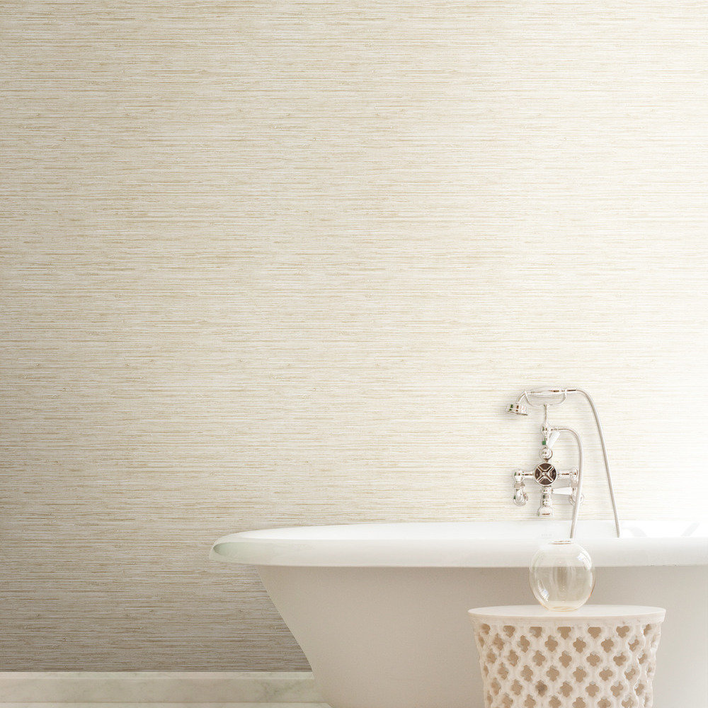 Nautical Living 33' L x 20.5" W Wallpaper Roll, Beige