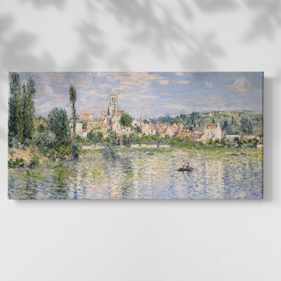 Série paysage - CCLVII - Toile tendue avec châssis encadré - Prêt à être accroché