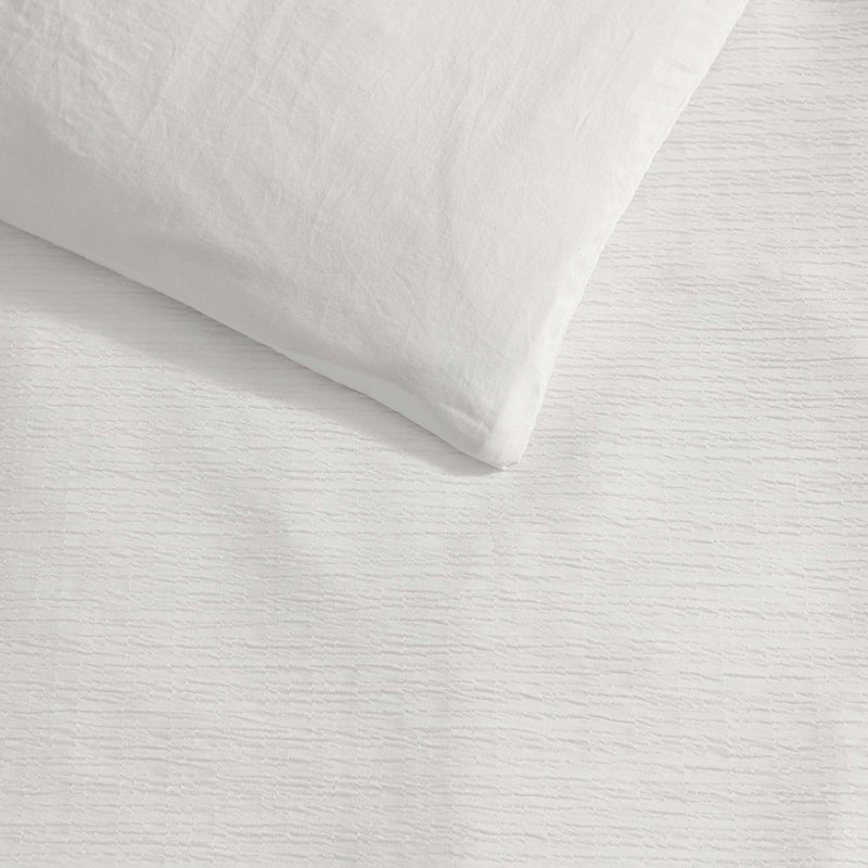 Ensemble de housse de couette blanc cassé Vera Wang, Housse de couette pour grand lit et 2 taies décor