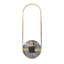 Horloge Balance Of Mies en marbre noir et acier inoxydable