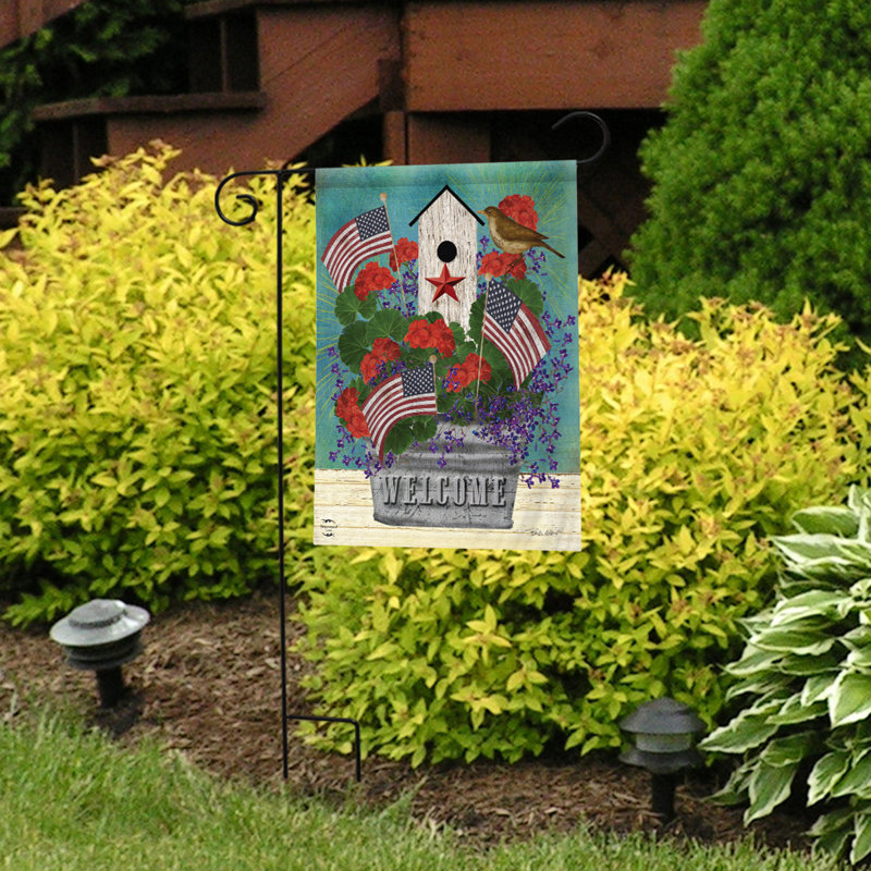 Drapeau du jardin All American Birdhouse