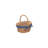 Wicker Child Sized Picnic Basket with Lining-1856476614