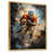 Gold Floater Framed