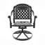 7-Piece All-Weather Cast Aluminum Dining Set, Include 2 Swivel Chairs,4 Dining Chairs And Rectangular Table