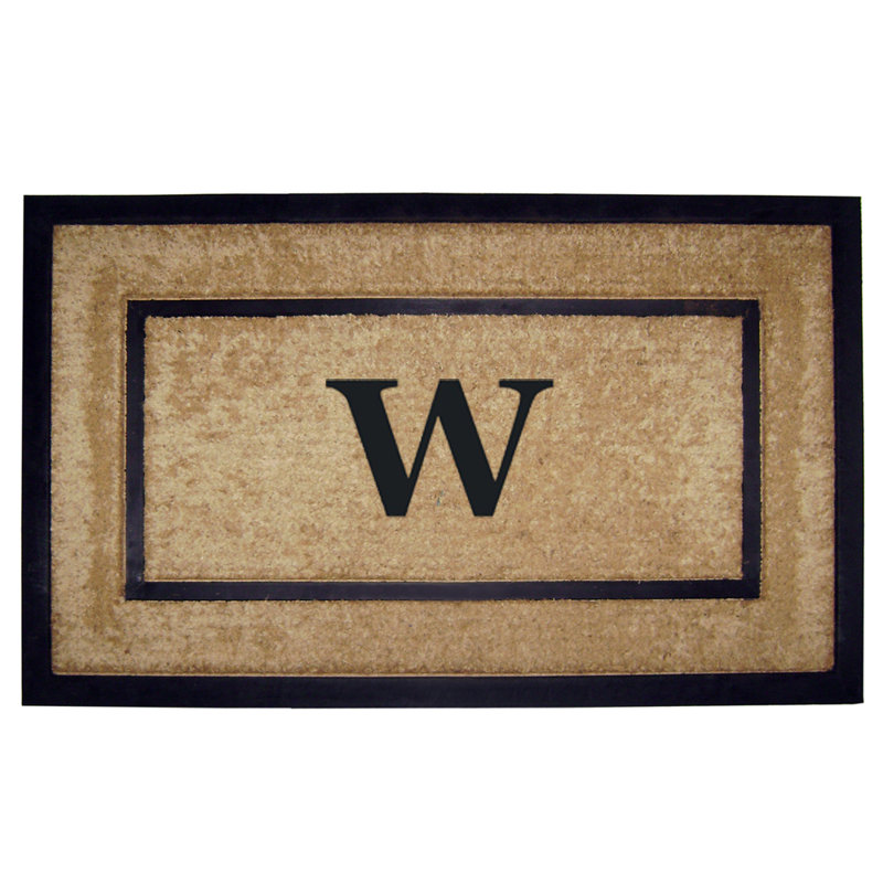 Tapis de porte antidérapant pour l'extérieur, L 22 po x L 36 po, W