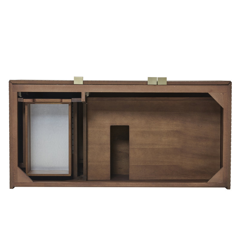 Marcello 48"W Single Vanity W/ Freepower Wireless Charger, Eternal Jasmine Pearl