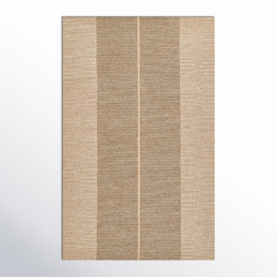 Hand-Tufted Geometric Wool Rug