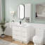 Ensemble de meuble-lavabo 36 "avec lavabo en résine - Armoire murale et tiroirs à fermeture douce