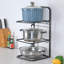 Metal Rectangle Free Standing Pot Rack