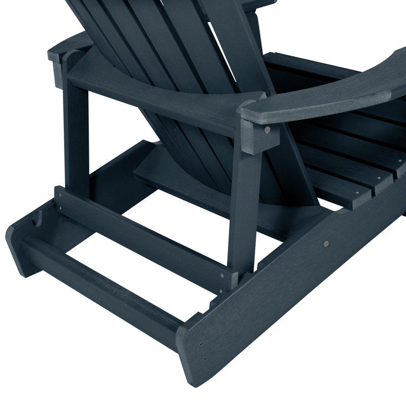 Federigo Outdoor Adirondack Chair, Federal Blue