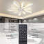 70cm 7 - Blade LED Dimmable Ceiling Fan with Remote Control and Light Kit Included-1153554874