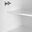 Armoire à linge autoportante pour rangement de salle de bain-1841686321