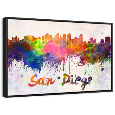 " San Diego Skyline Colors "