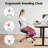 Adjustable Height Ergonomic Kneeling Chair With Backrest And Wheel Brake