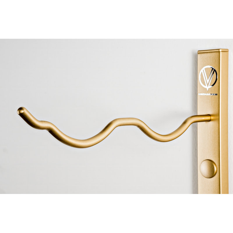 Support à vin en métal doré 12 bouteilles Indurial - 24 po de hauteur, 24"H x 13"W x 8.5"D, Bronze doré