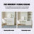 Makeup Vanity with Light mirror,5 drawers,1 chair