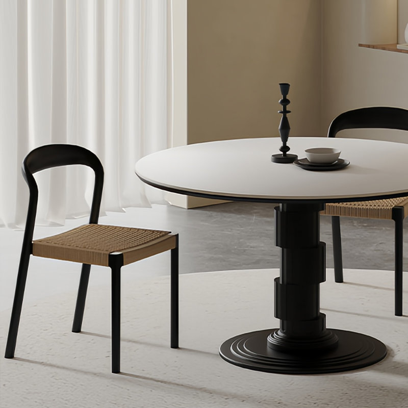 Petite table de salle à manger de style explosion, 29.5"H x 51.1"L x 51.1"W
