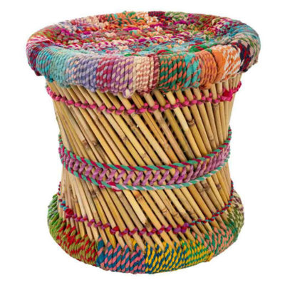 Wood Accent Stool