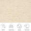 Taza Royal Handmade Wool Berber Rug Pinney in Cream-106223975