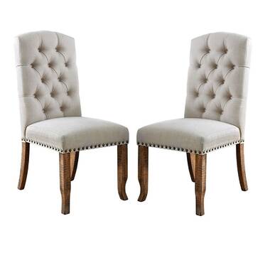 FITZROY TUFTED CHAIR - FASNACHT linen