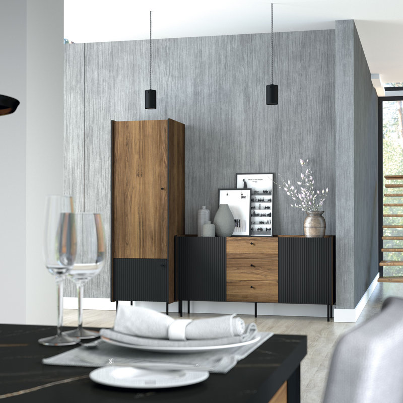 Khaloni 2 Door Manufactured Wood Wardrobe