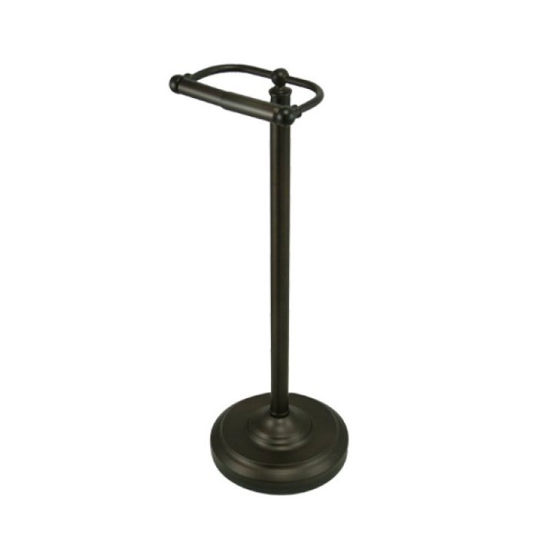 Porte-papier hygiénique sur pied Kingston, Bronze huilé
