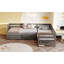 Lit plateforme en L avec trois tiroirs de rangement-865968753