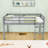 Wooden Twin Loft Bed With Ample Storage Space-1047371905