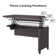 Magomed 72W 3 Position Sit to Stand L Shaped Desk with Hutch and Bookcase