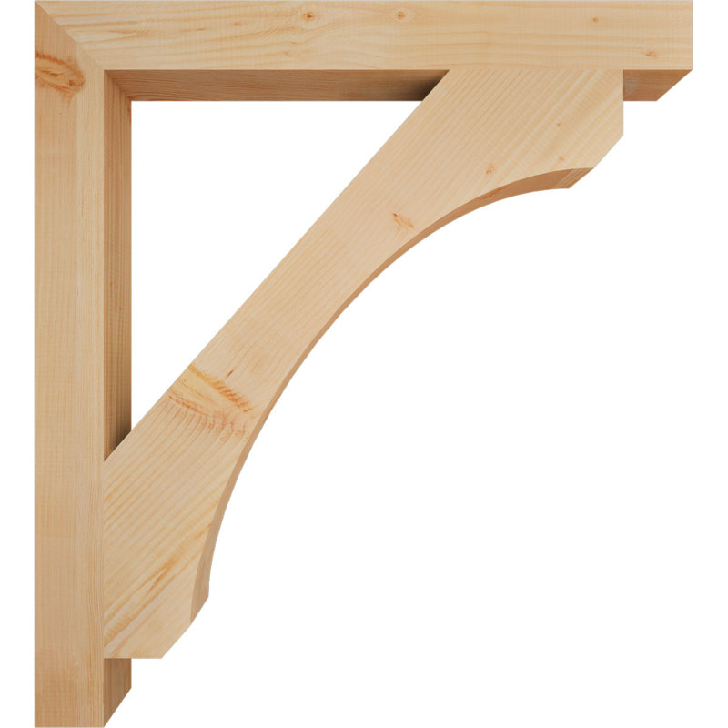 Support en bois rustique Legacy Block, Sapin de Douglas, Lisse, H 42 po x l 3,5 po x P 38 po