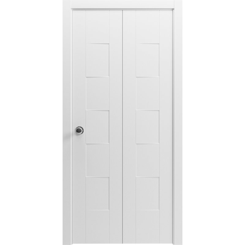 Porte standard à panneaux en bois massif, 48 po x 84 po