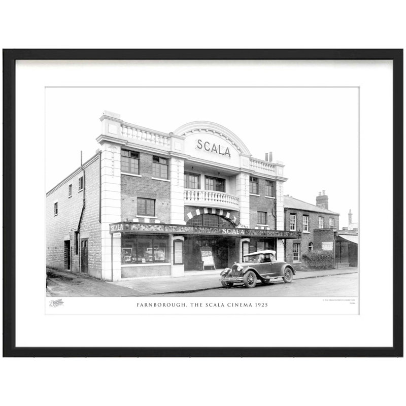 Farnborough, The Scala Cinema 1925 by Francis Frith - Single Picture Frame Print, 60cm H x 80cm W x 2.3cm D