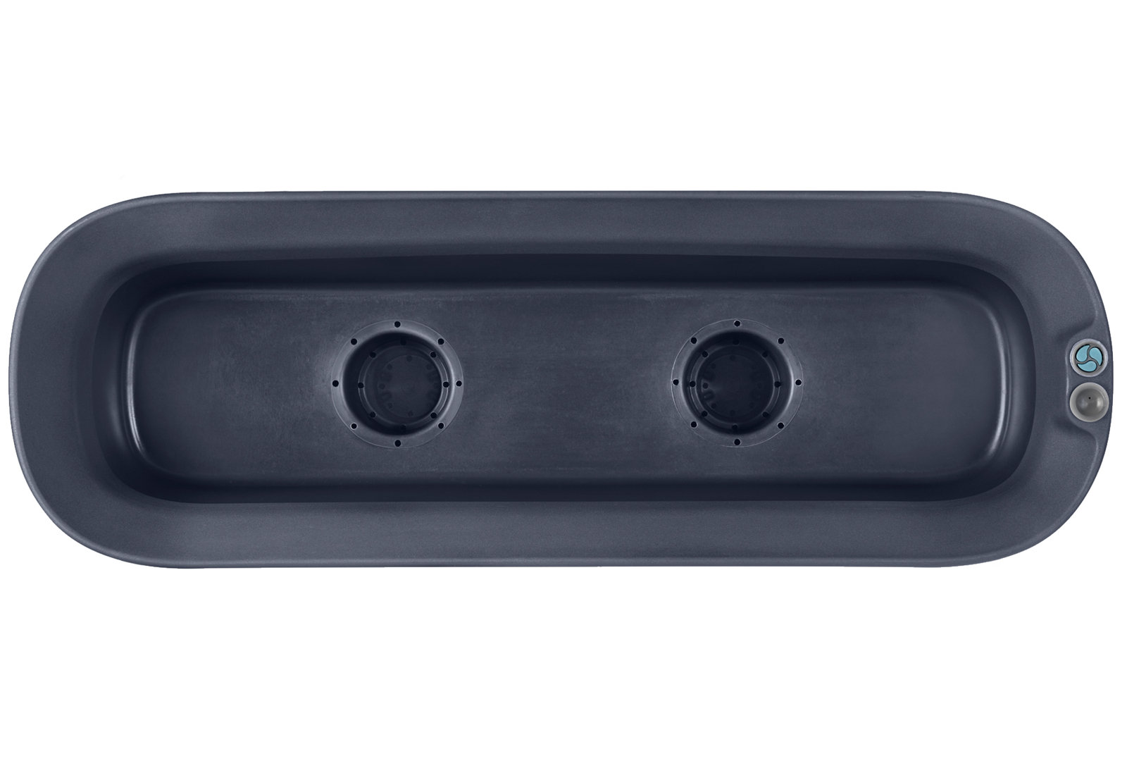 Mod Planter Box, Midnight , 40" x 14" x 30"H - Privacy Planter Wall