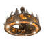 Elk At Dusk Downrod Ceiling Fan