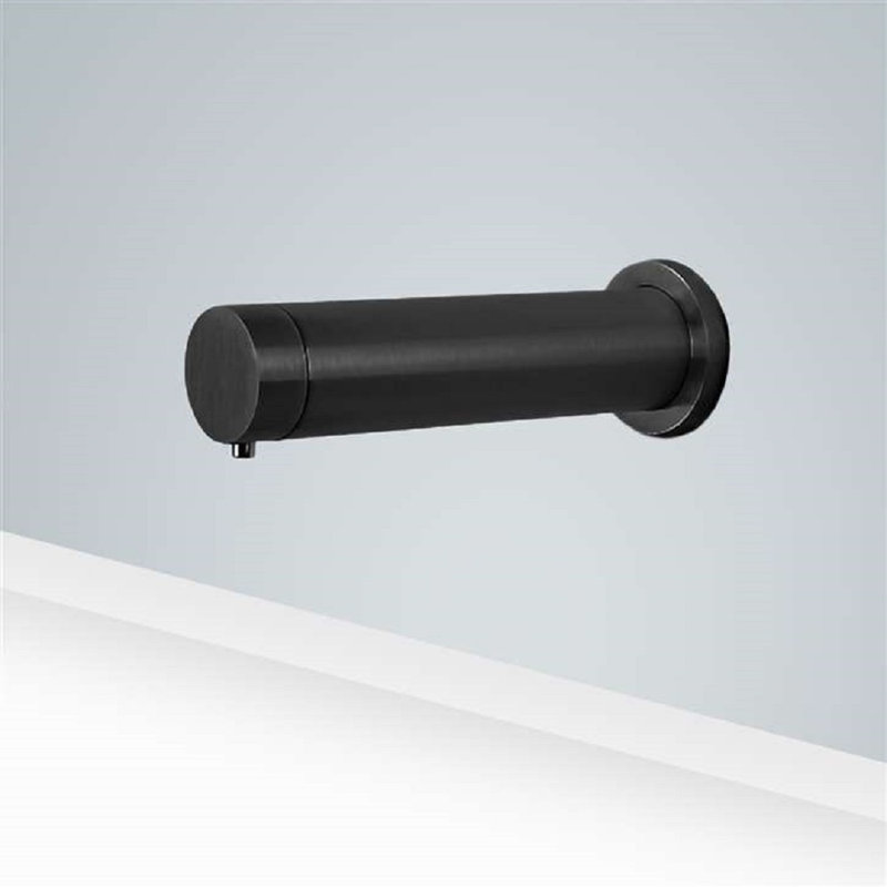 Distributeur de savon mural automatique Fontana Reno, Noir mat