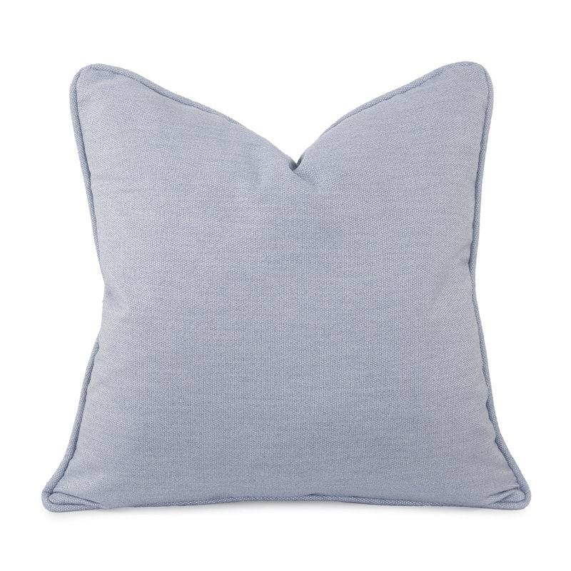 Coussin d'extérieur Driftwood - Poly Insert, Bleu, Carré H 24 po x l 24 po