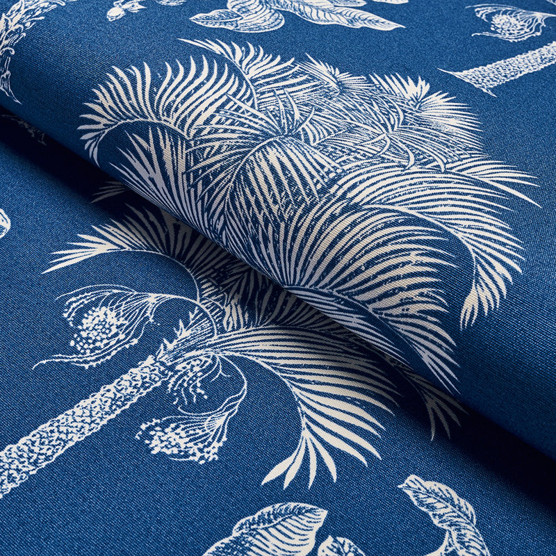Grand Palms Indoor/Outdoor Fabric, Navy