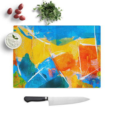 Tempered Glass Art Painting Vol.36 Chopping Board