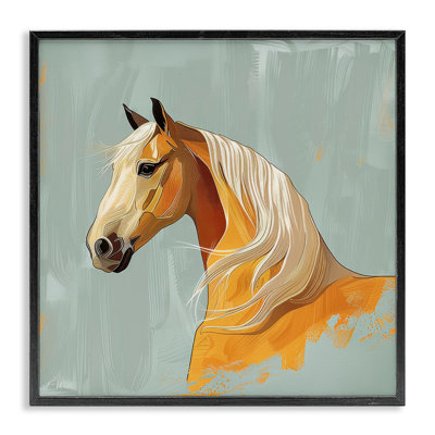 Equine Elegance Portrait Framed Giclee Art by Lazar Studio