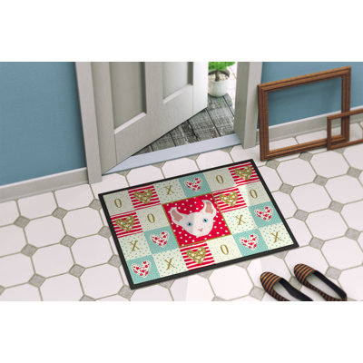 Childersburg Non-Slip Valentine's Day Indoor / Outdoor Doormat