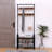 Coat Rack, Hall Tree With Shoe Bench For Entryway, Entryway Bench With Coat Rack, 4-In-1, With 9 Removable Hooks, A Hanging Rod, 15 X 28 X 71 Inches, Rustic Brown And Black-1212352699